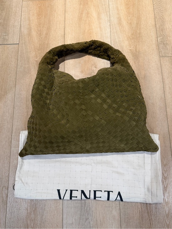 Bottega Veneta Handbags - Bottega Veneta Large Hop Hobo Suede Bag
